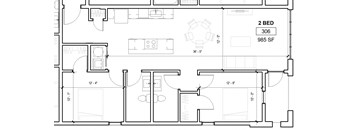 the floor plan of the residence