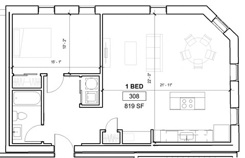 the floor plan for a small floor plan of a house