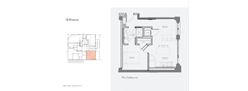 a floor plan of the colina at The Nicholas, Missouri