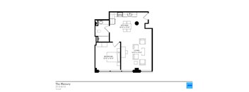 mercury Floor Plan at The Draper, Missouri