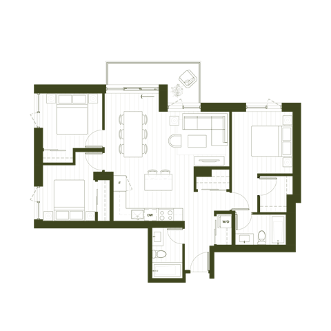 1441 St Georges Avenue Studio-3 Beds Apartment for Rent - Photo Gallery 30