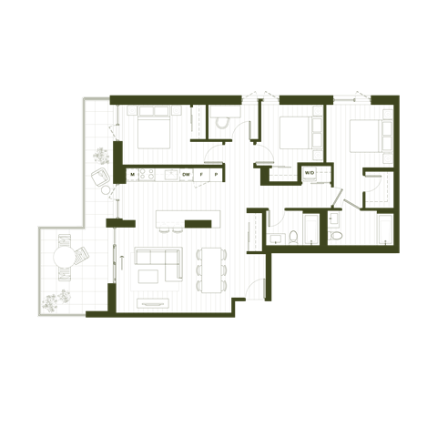 1441 St Georges Avenue Studio-3 Beds Apartment for Rent - Photo Gallery 32