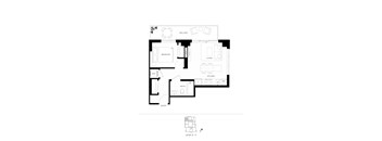 A black and white floor plan of a two-level home.