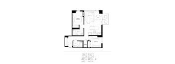 A black and white floor plan of a house with various rooms labeled.