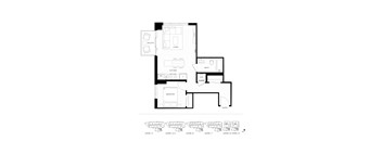 A black and white image of a house floor plan with eight levels.