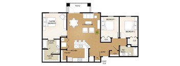 Three Bed/Two Bath C1