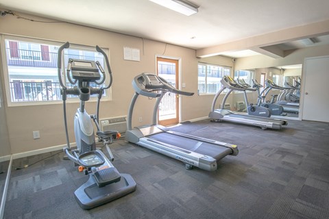 van nuys ca Apartments cardio equipment in the fitness room at the village