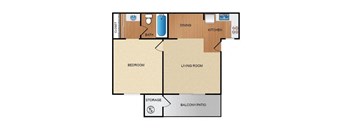 Floorplan A (1x1)