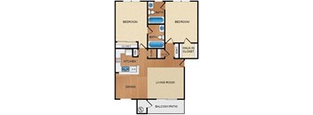 Floorplan B (2x2)