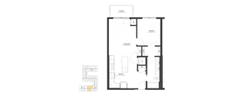 the floor plan of the apartment