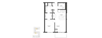 a floor plan of a house with a lot of windows
