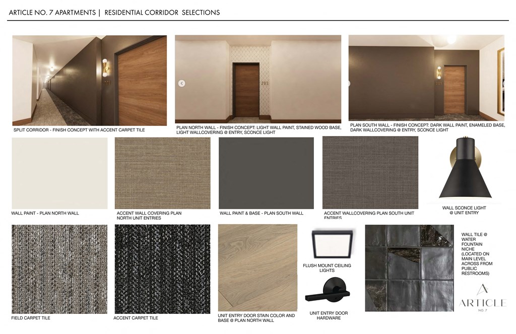 an image of a hallway with different types of doors