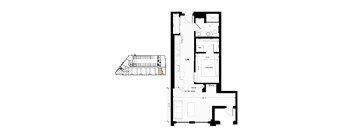 floor plan of the upper and lower floors of the house