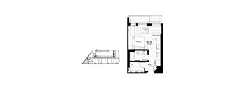 a black and white floor plan of a house
