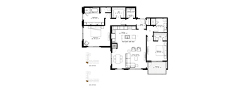 A floor plan of a house with two levels, including details of each room.