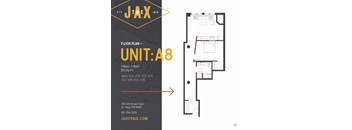 a floor plan of unit a8