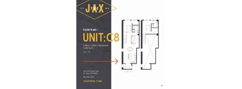 a floor plan of unit c8