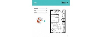 a floor plan of a house with a bedroom and a bathroom