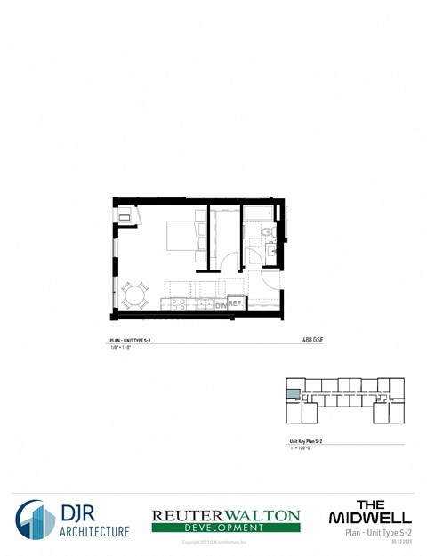 the floor plan of the dit midtown residence