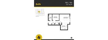 a floor plan of a bedroom house with a bathroom and a living room