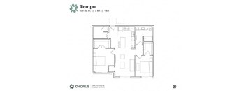 a floor plan of a house with a rainbow