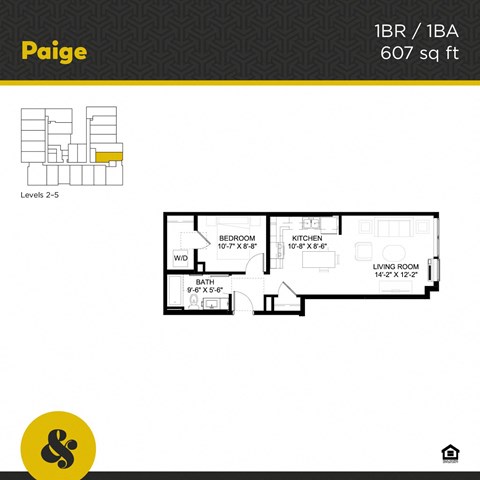 a plan of a house with a bedroom and a living room