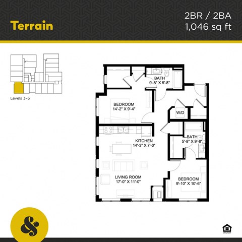 the floor plan of this bedroom 2100 sq ft house