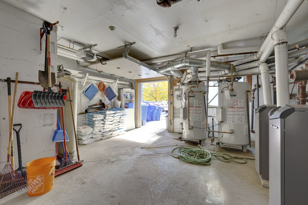 a view of the boiler room