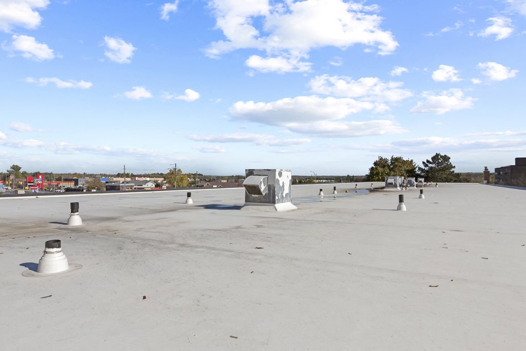 the view from the top of the building