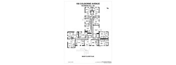 a floor plan of a house with many rooms
