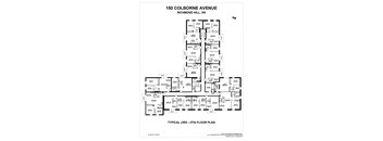 a large building with lots of windows and a floor plan