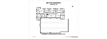 a floor plan of a building with several floors