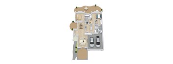 bedroom floor plan an in 3d