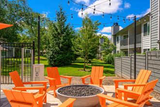 the reserve at bucklin hill patio with fire pit and chairs