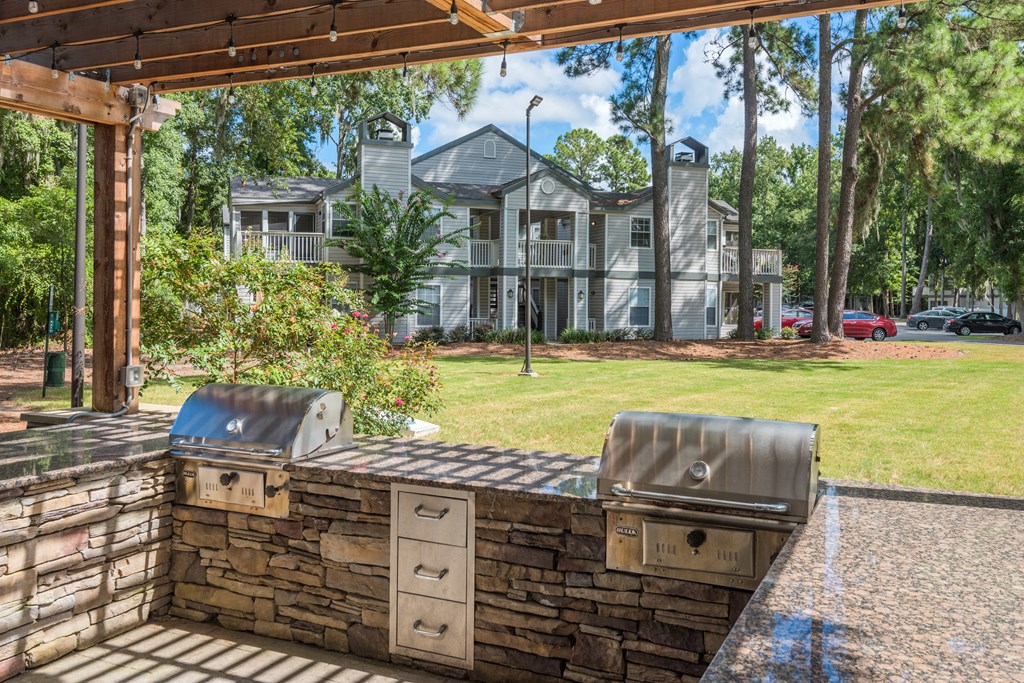 our apartments showcase a beautiful screened in porch