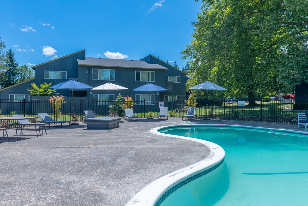 our apartments showcase an unique swimming pool