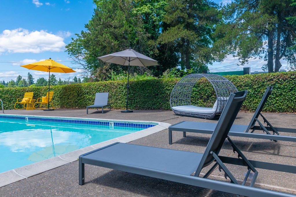 our apartments showcase an unique swimming pool