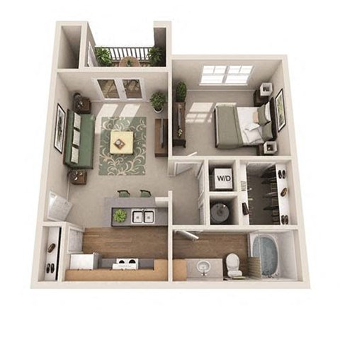 a 3d drawing of a103103 of a floor plan with