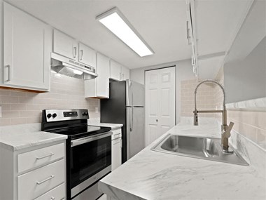 kitchen with stainless steel appliances