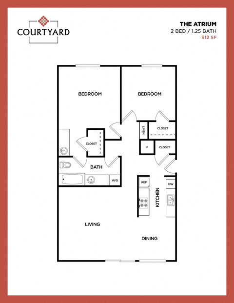 a floor plan of the apartment