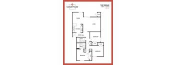 a floor plan of the terrace 3 bed 7 bath