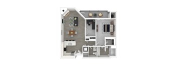 1 Bed, 1.5 Bath + Den A