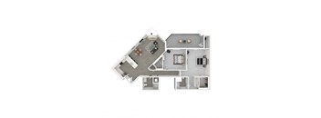 bedroom floor plan  apartments in the galleria apartment homes