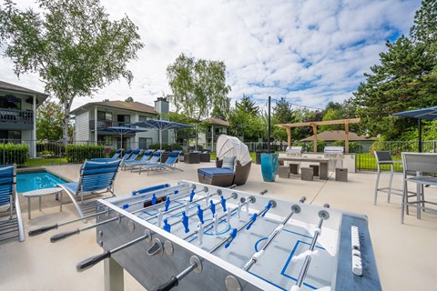 our apartments offer a clubhouse with a pool