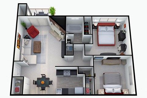 the bedroom floor plan of a 2100 sq ft house