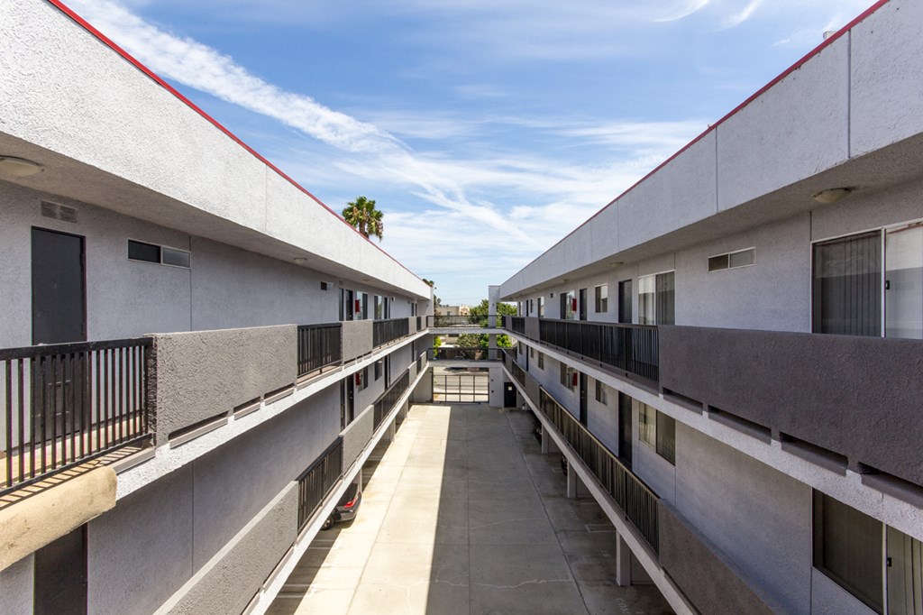 a view of the communal courtyard