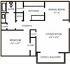 1 Bedroom / 1 Bath