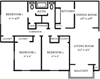 3 Bedrooms / 1.5 Baths