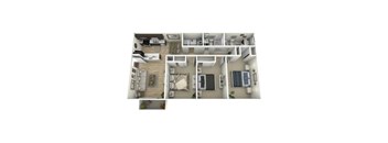 A series of images showing different rooms of a house.