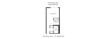 a floor plan of the unit